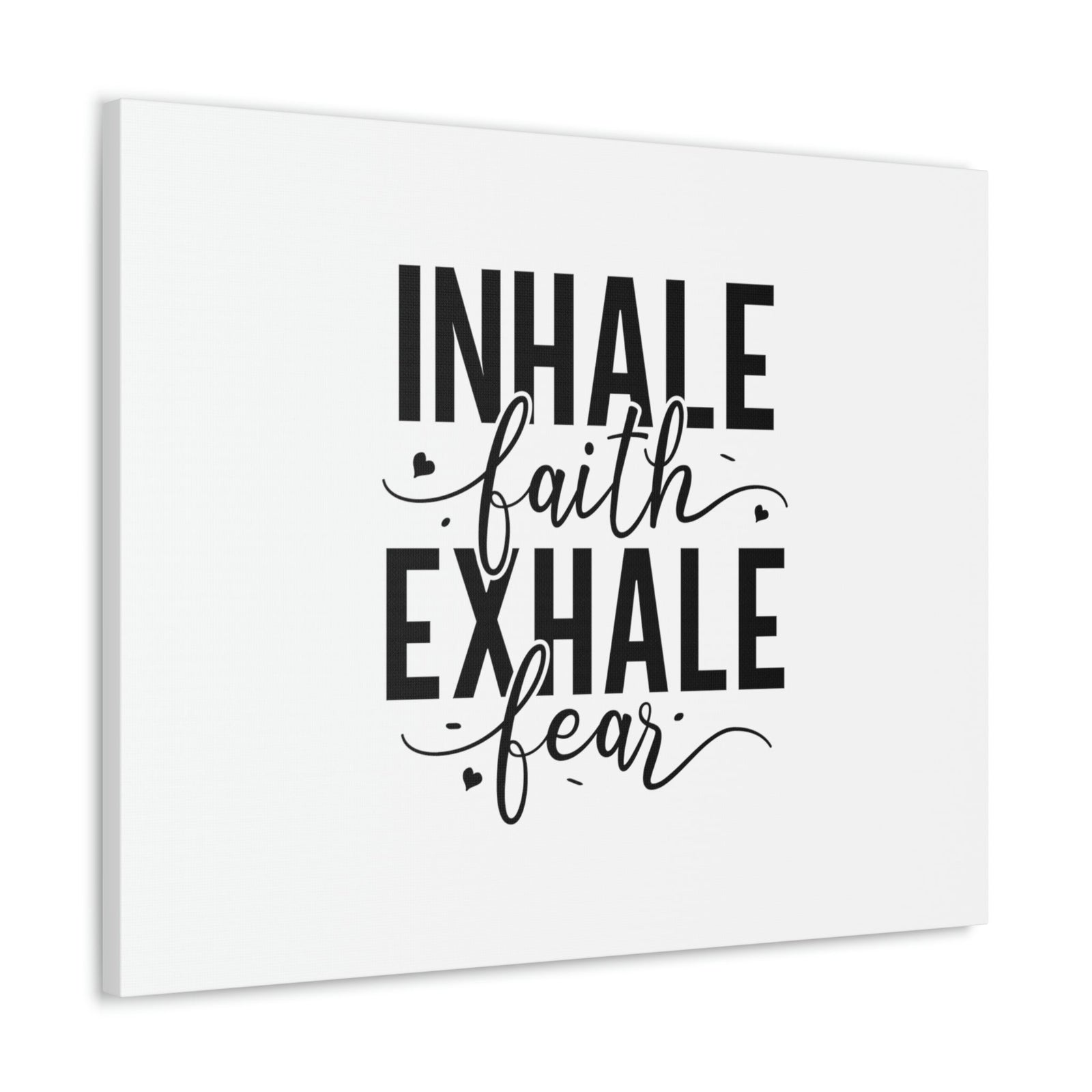 Scripture Walls Inhale Faith, Exhale Fear Isaiah 41:10 Christian Wall Art Bible Verse Print Ready to Hang Unframed-Express Your Love Gifts