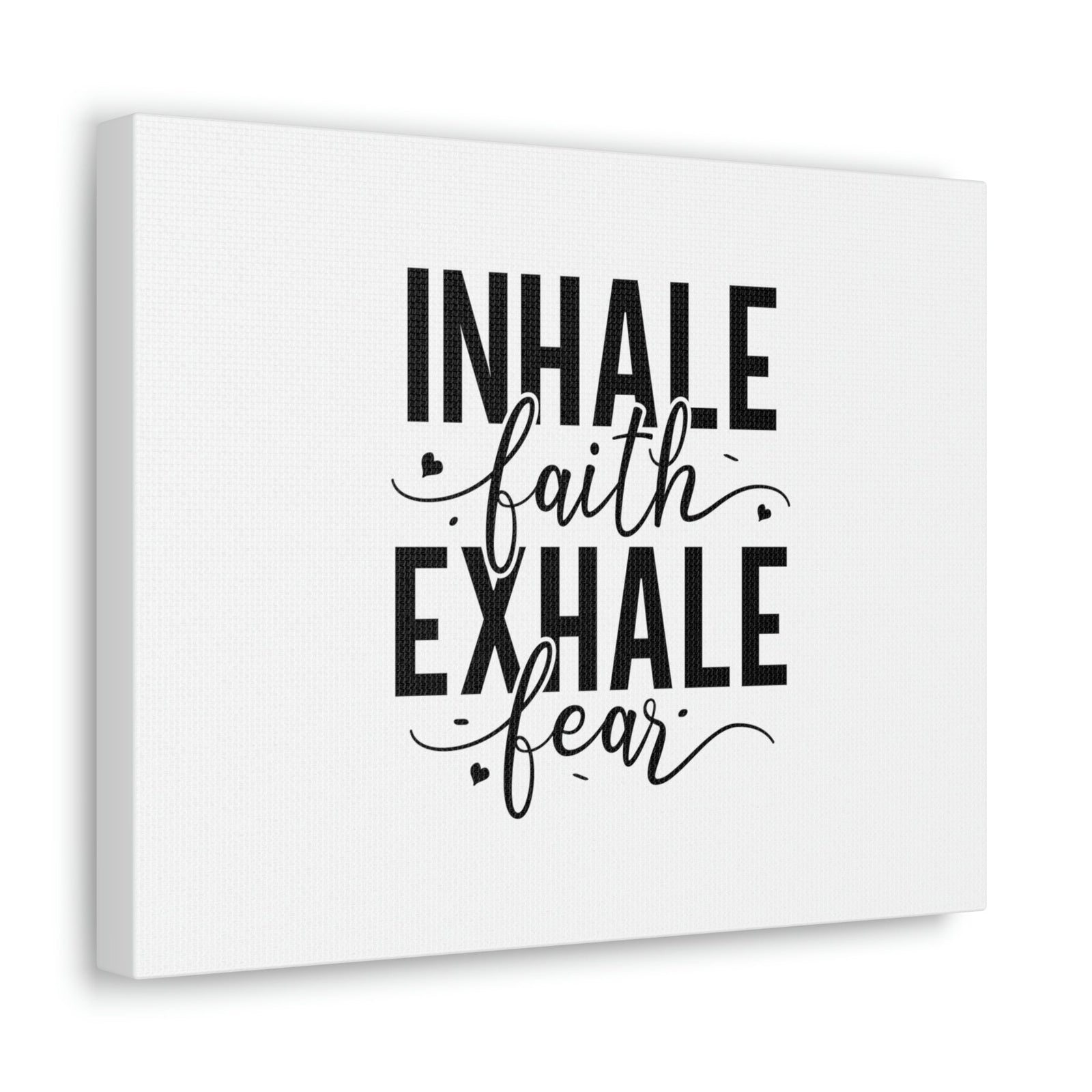 Scripture Walls Inhale Faith, Exhale Fear Isaiah 41:10 Christian Wall Art Bible Verse Print Ready to Hang Unframed-Express Your Love Gifts