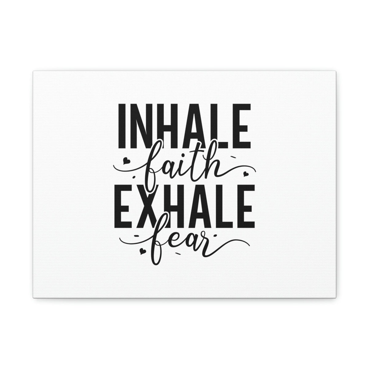 Scripture Walls Inhale Faith, Exhale Fear Isaiah 41:10 Christian Wall Art Bible Verse Print Ready to Hang Unframed-Express Your Love Gifts