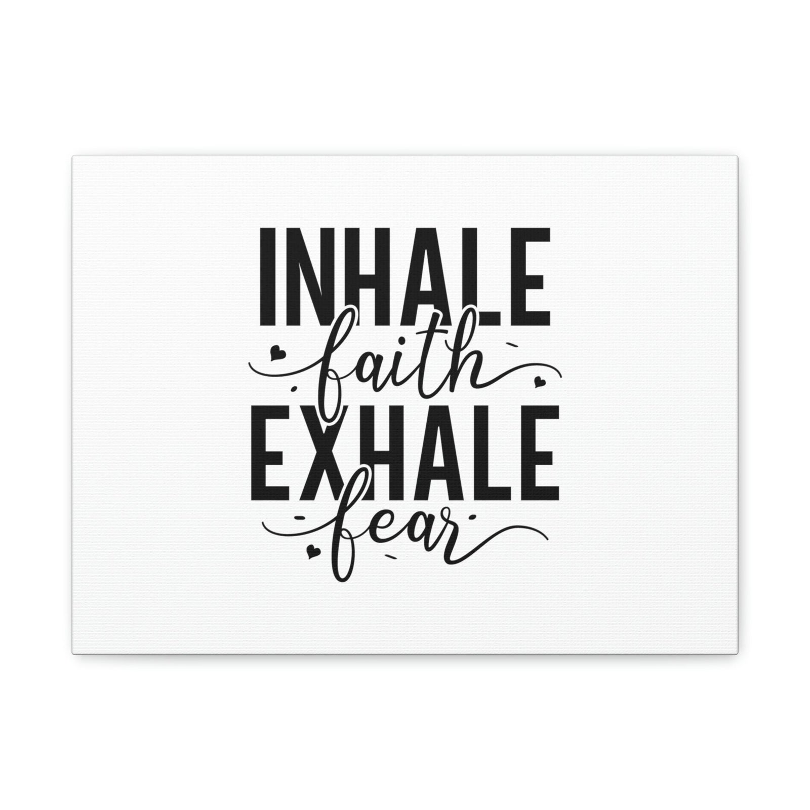 Scripture Walls Inhale Faith, Exhale Fear Isaiah 41:10 Christian Wall Art Bible Verse Print Ready to Hang Unframed-Express Your Love Gifts