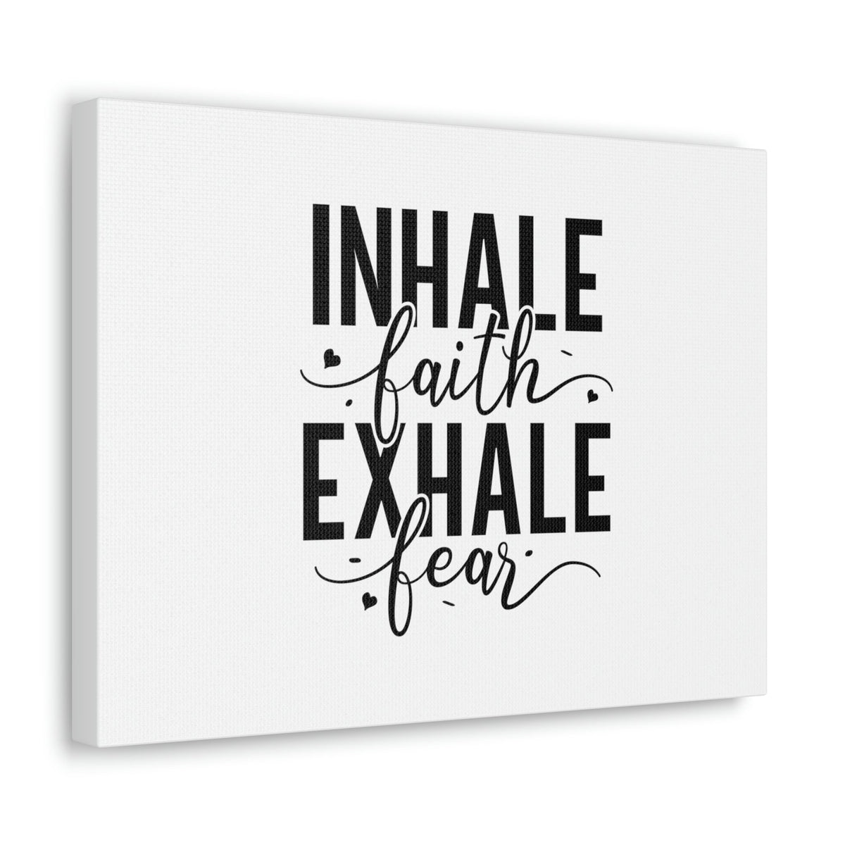 Scripture Walls Inhale Faith, Exhale Fear Isaiah 41:10 Christian Wall Art Bible Verse Print Ready to Hang Unframed-Express Your Love Gifts