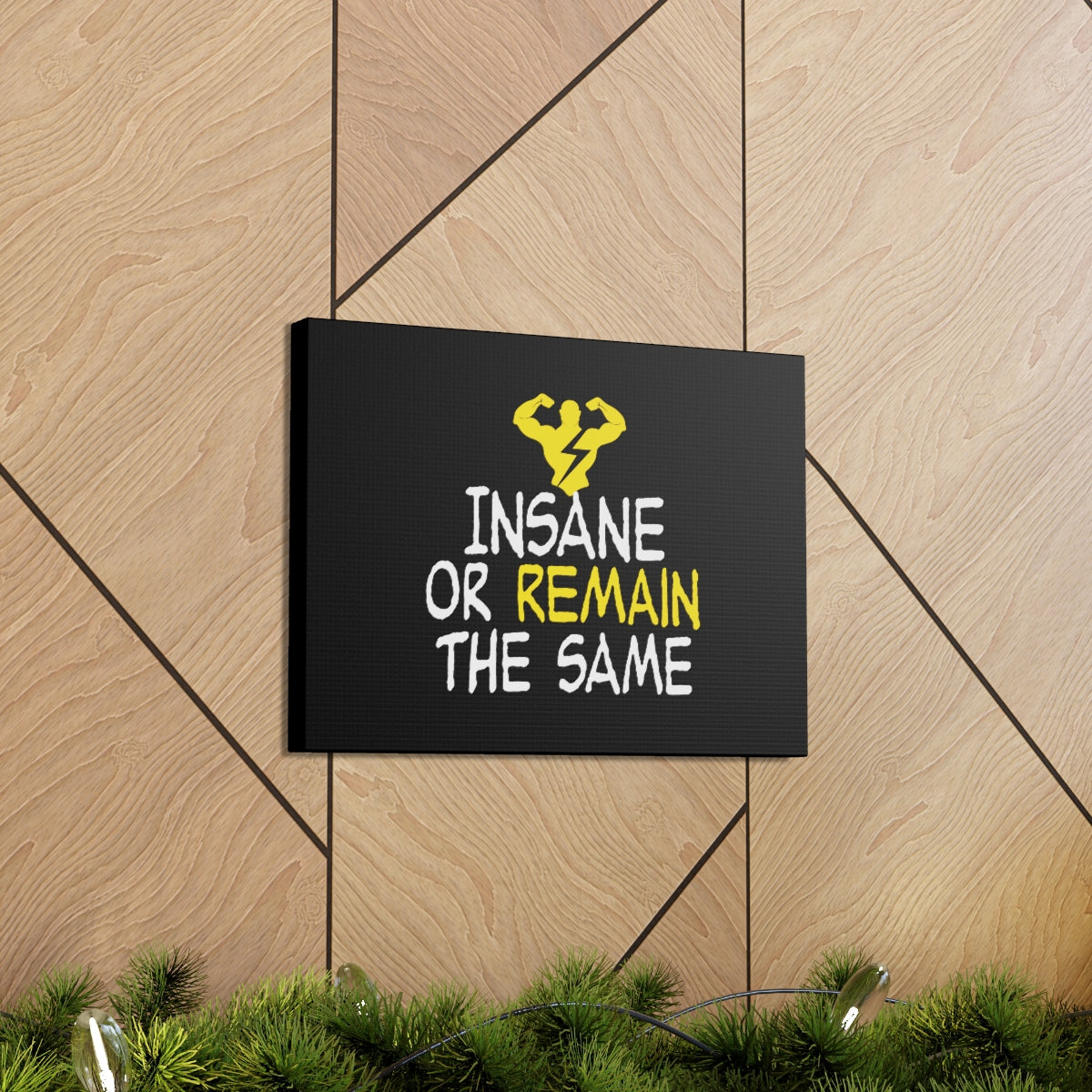 Scripture Walls Insane Or Remain The Same Hebrews 13:8 Christian Wall Art Bible Verse Print Ready to Hang Unframed-Express Your Love Gifts