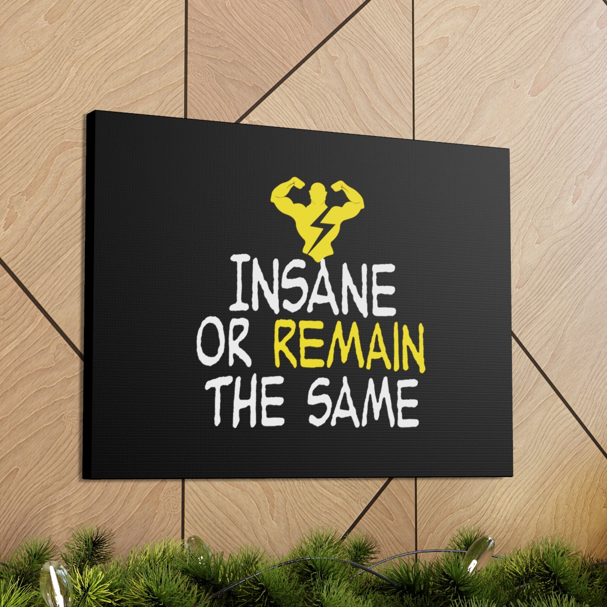 Scripture Walls Insane Or Remain The Same Hebrews 13:8 Christian Wall Art Bible Verse Print Ready to Hang Unframed-Express Your Love Gifts