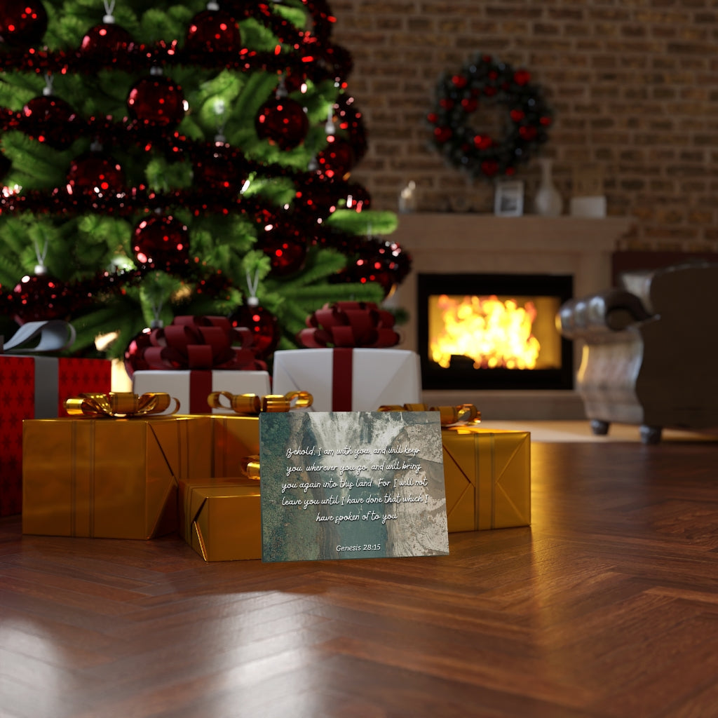 Scripture Walls Into This Land Genesis 28:15 Bible Verse Canvas Christian Wall Art Ready to Hang Unframed-Express Your Love Gifts