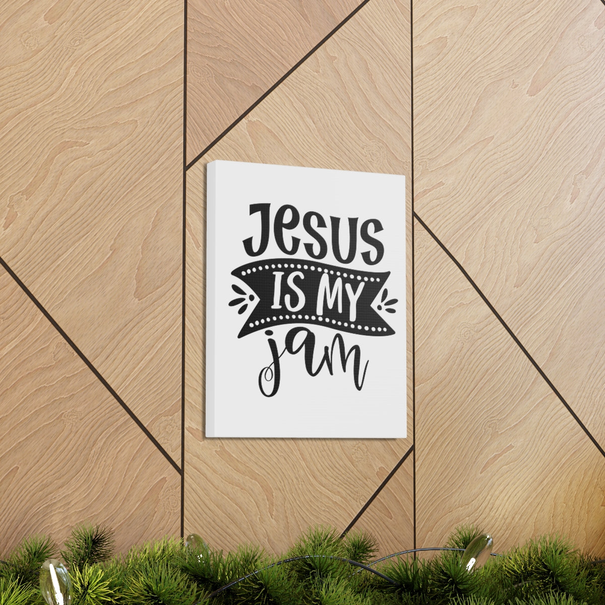 Scripture Walls Is My Jam Mark 10:27 Christian Wall Art Print Ready to Hang Unframed-Express Your Love Gifts
