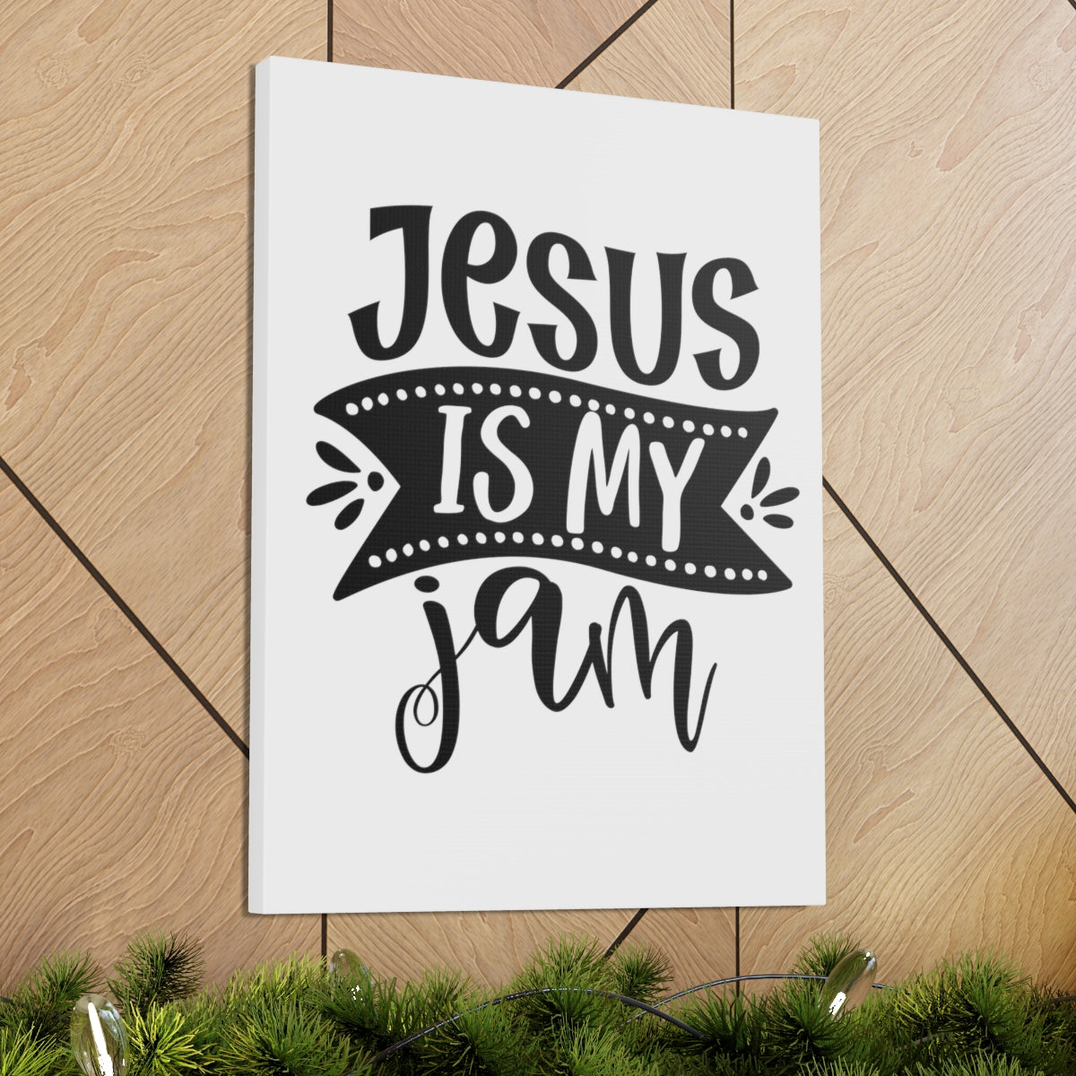 Scripture Walls Is My Jam Mark 10:27 Christian Wall Art Print Ready to Hang Unframed-Express Your Love Gifts