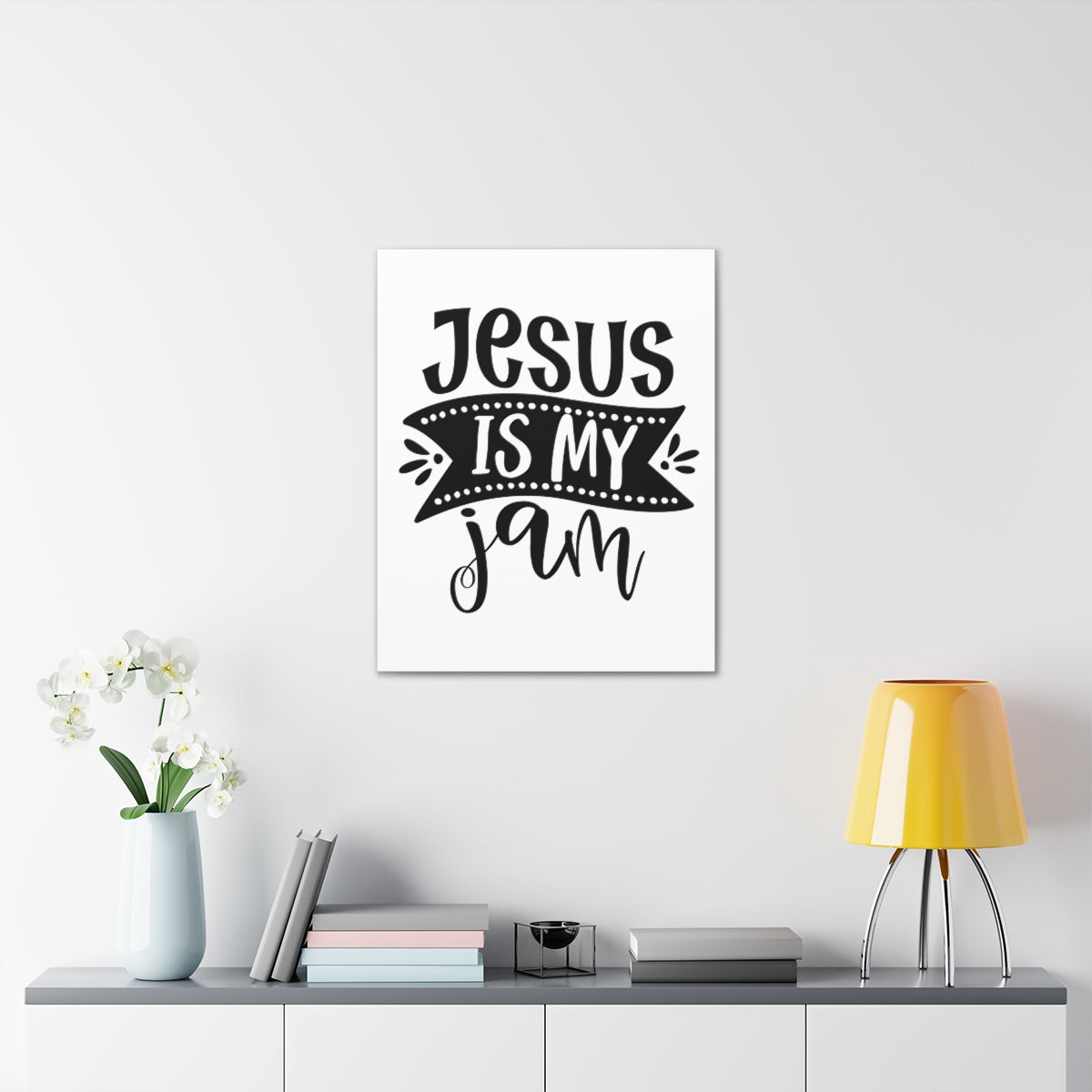 Scripture Walls Is My Jam Mark 10:27 Christian Wall Art Print Ready to Hang Unframed-Express Your Love Gifts