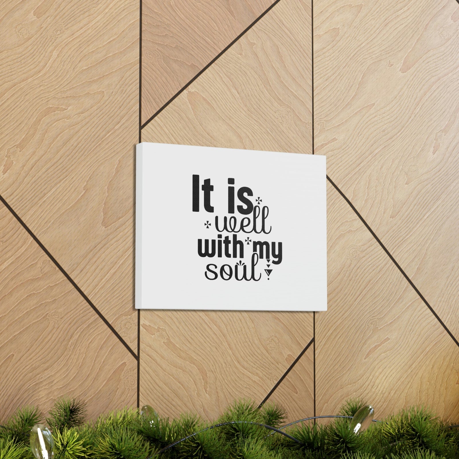 Scripture Walls It Is Well With My Soul Isaiah 26:3 Christian Wall Art Bible Verse Print Ready to Hang Unframed-Express Your Love Gifts