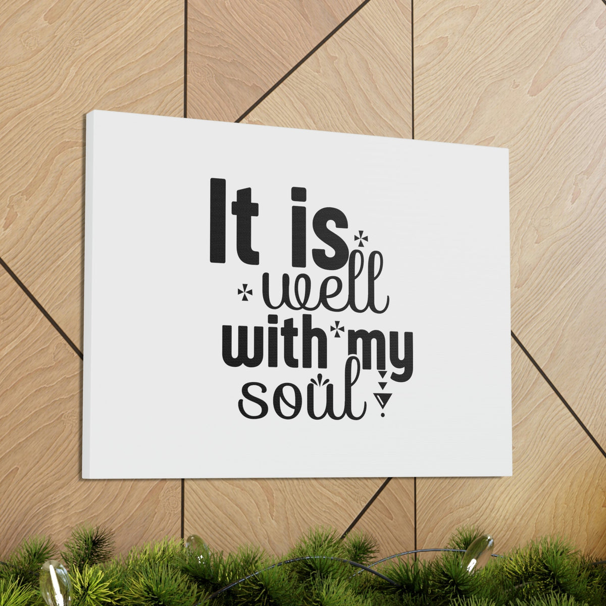 Scripture Walls It Is Well With My Soul Isaiah 26:3 Christian Wall Art Bible Verse Print Ready to Hang Unframed-Express Your Love Gifts