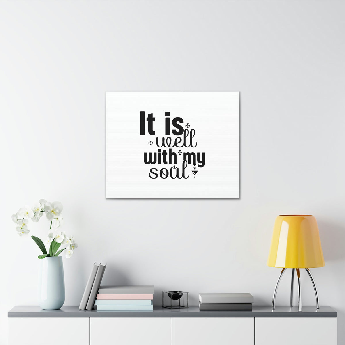 Scripture Walls It Is Well With My Soul Isaiah 26:3 Christian Wall Art Bible Verse Print Ready to Hang Unframed-Express Your Love Gifts