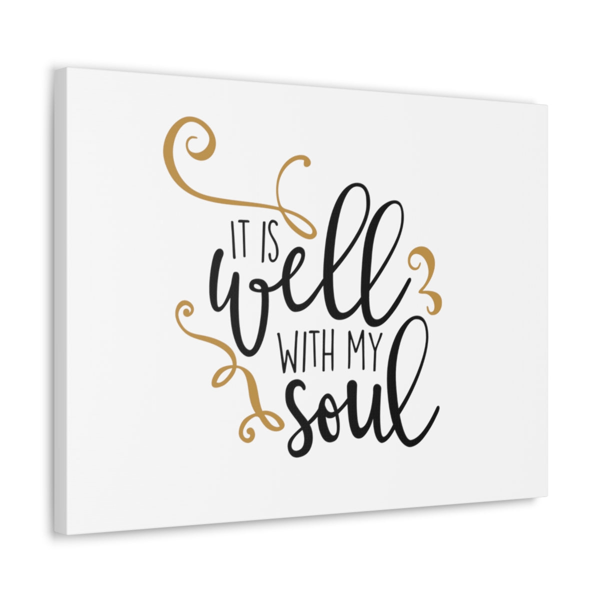 Scripture Walls It Is Well With My Soul Psalm 42:7 Plain Christian Wall Art Bible Verse Print Ready to Hang Unframed-Express Your Love Gifts