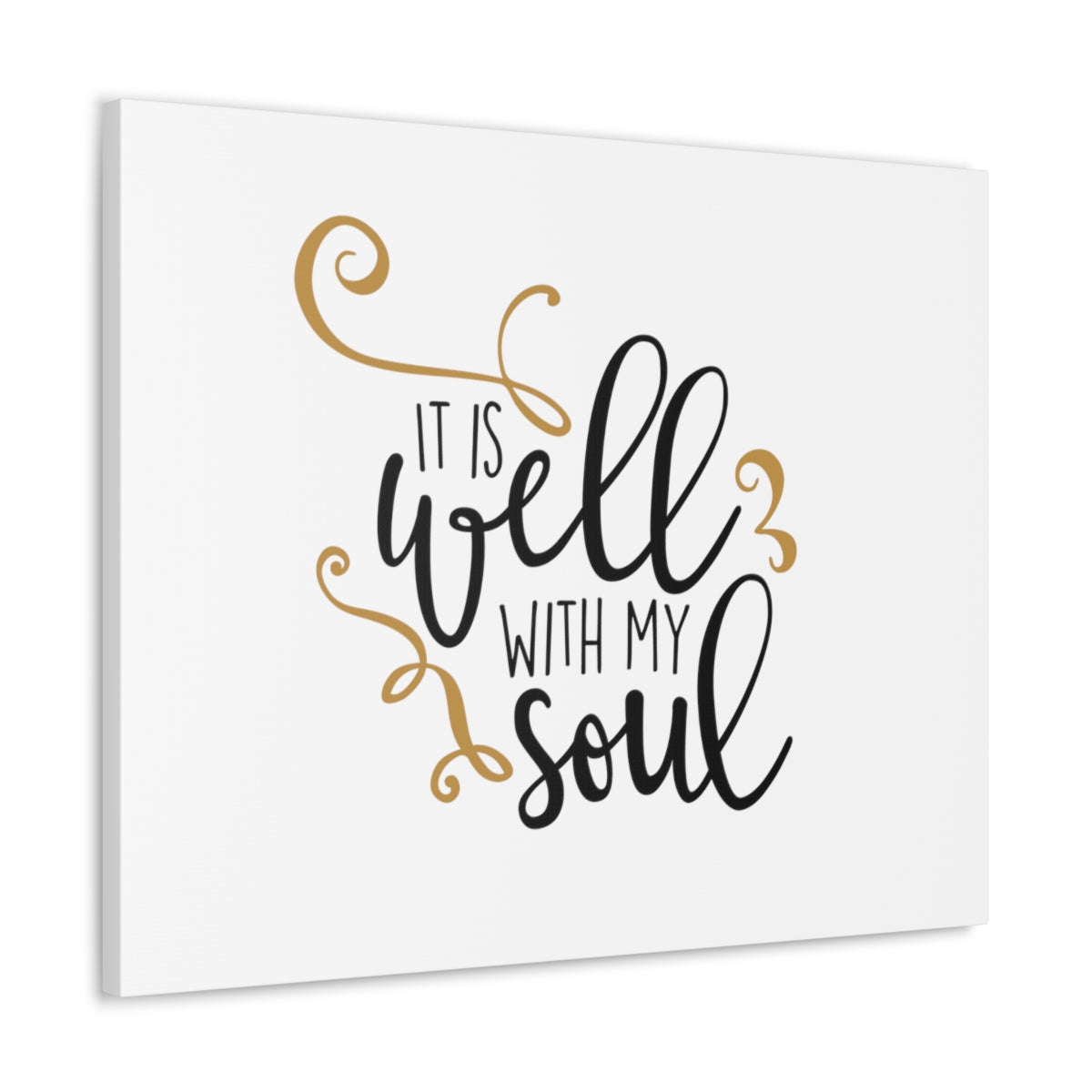 Scripture Walls It Is Well With My Soul Psalm 42:7 Plain Christian Wall Art Bible Verse Print Ready to Hang Unframed-Express Your Love Gifts