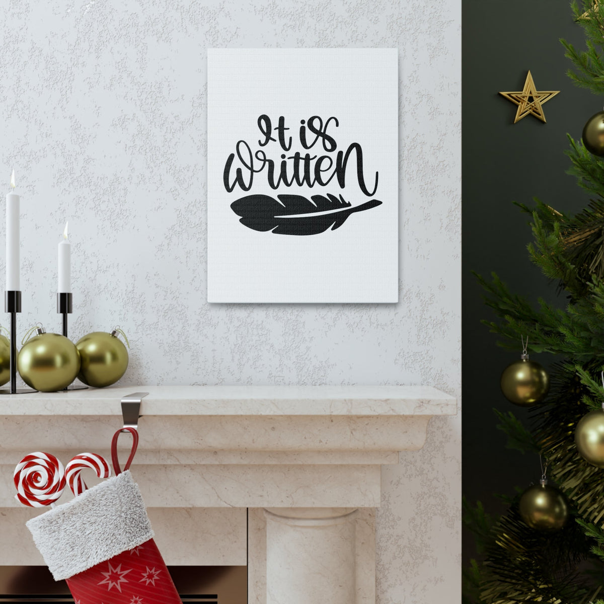 Scripture Walls It Is Written Romans 14:11 Christian Wall Art Bible Verse Print Ready to Hang Unframed-Express Your Love Gifts