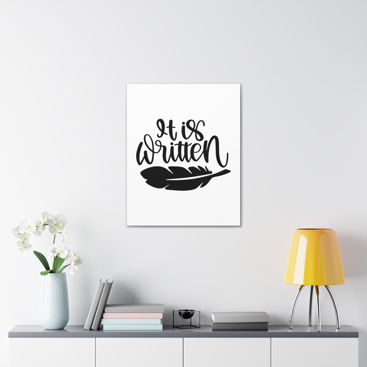 Scripture Walls It Is Written Romans 14:11 Christian Wall Art Bible Verse Print Ready to Hang Unframed-Express Your Love Gifts