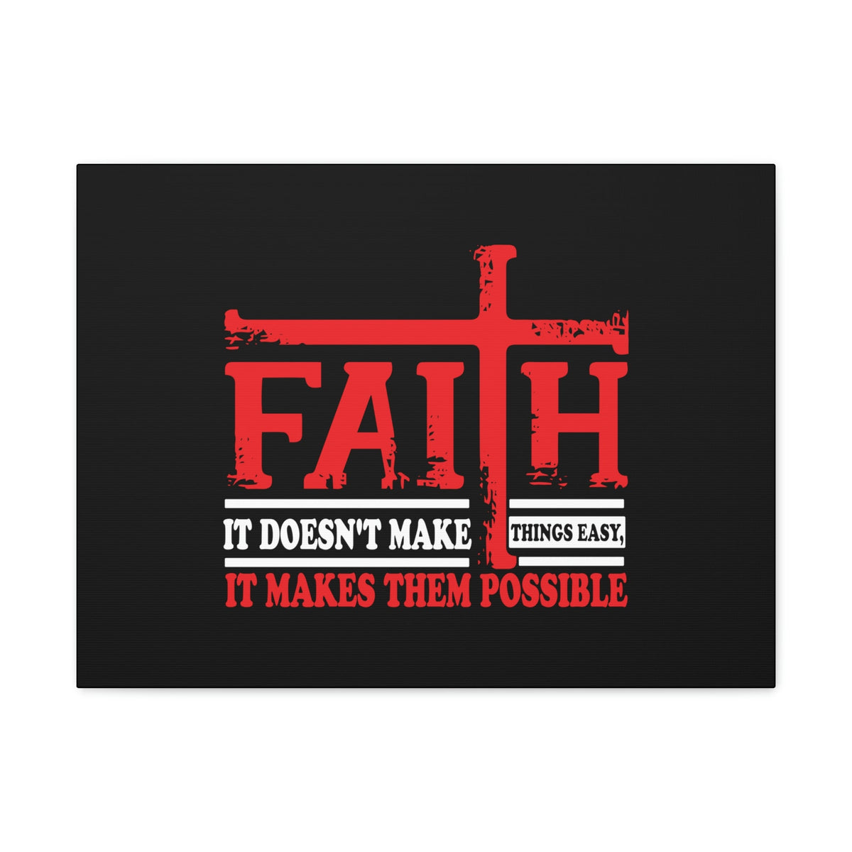 Scripture Walls It Makes Them Possible Jeremiah 32:17 Red Christian Wall Art Bible Verse Print Ready to Hang Unframed-Express Your Love Gifts