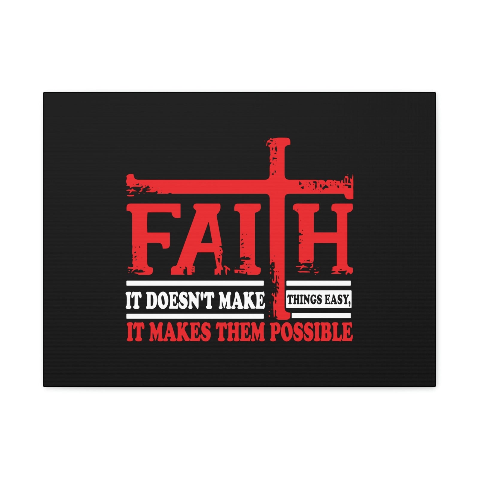 Scripture Walls It Makes Them Possible Jeremiah 32:17 Red Christian Wall Art Bible Verse Print Ready to Hang Unframed-Express Your Love Gifts
