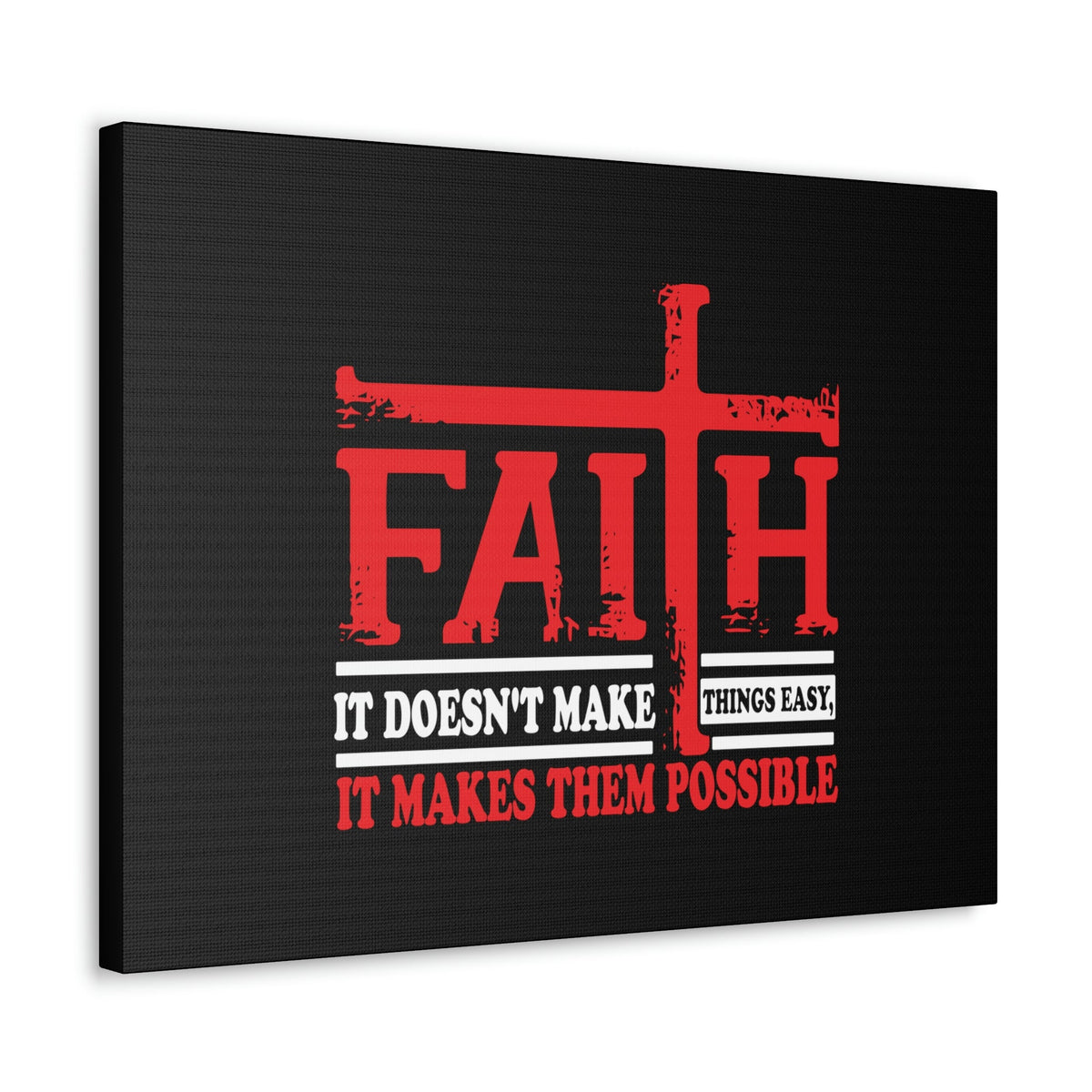 Scripture Walls It Makes Them Possible Jeremiah 32:17 Red Christian Wall Art Bible Verse Print Ready to Hang Unframed-Express Your Love Gifts