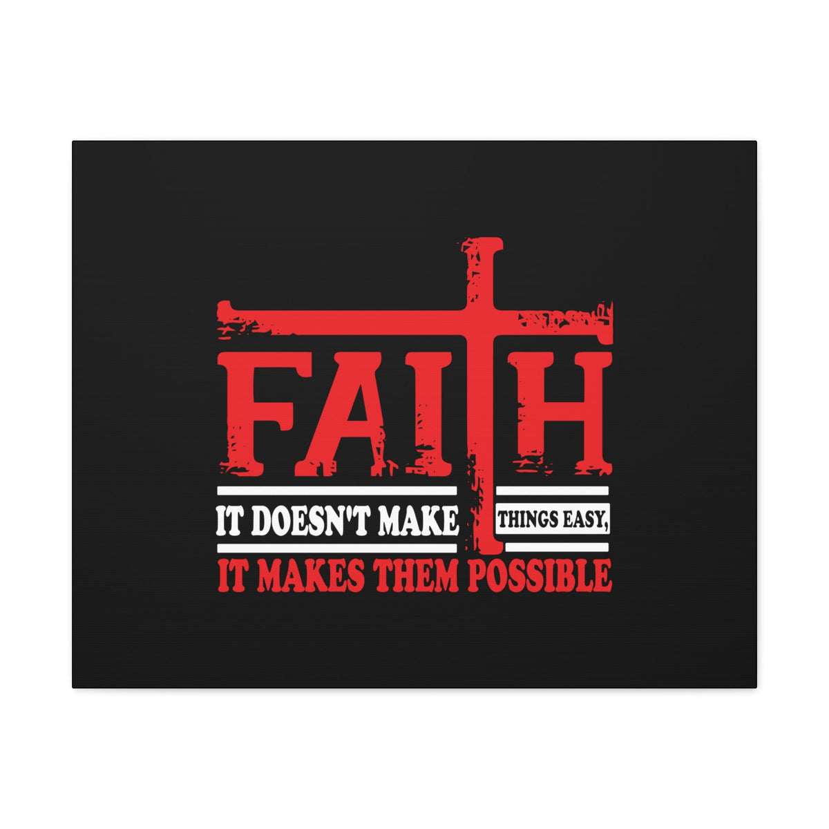 Scripture Walls It Makes Them Possible Jeremiah 32:17 Red Christian Wall Art Bible Verse Print Ready to Hang Unframed-Express Your Love Gifts