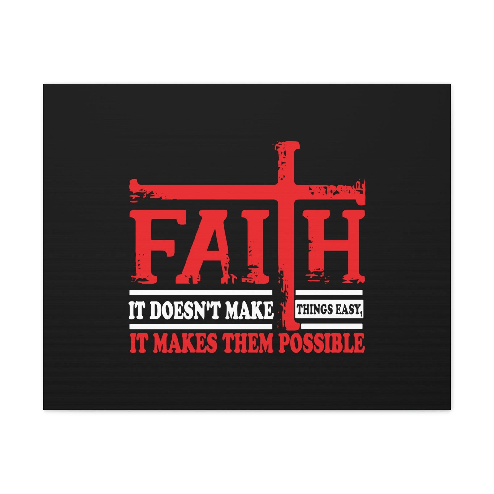 Scripture Walls It Makes Them Possible Jeremiah 32:17 Red Christian Wall Art Bible Verse Print Ready to Hang Unframed-Express Your Love Gifts