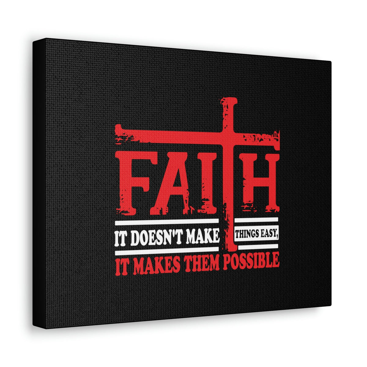 Scripture Walls It Makes Them Possible Jeremiah 32:17 Red Christian Wall Art Bible Verse Print Ready to Hang Unframed-Express Your Love Gifts