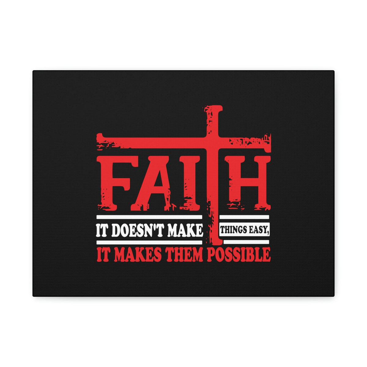 Scripture Walls It Makes Them Possible Jeremiah 32:17 Red Christian Wall Art Bible Verse Print Ready to Hang Unframed-Express Your Love Gifts