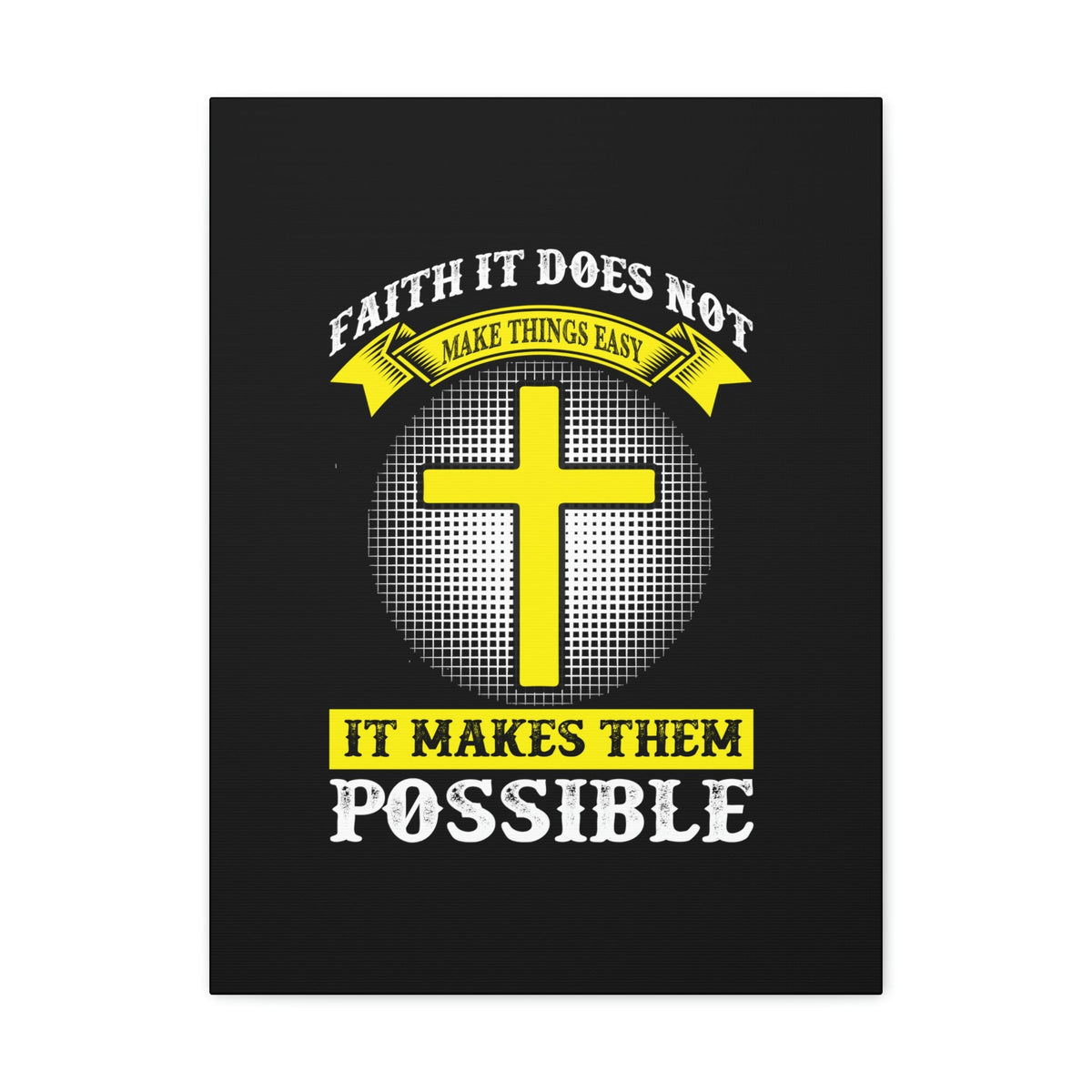 Scripture Walls It Makes Them Possible Jeremiah 32:17 Yellow Christian Wall Art Bible Verse Print Ready to Hang Unframed-Express Your Love Gifts