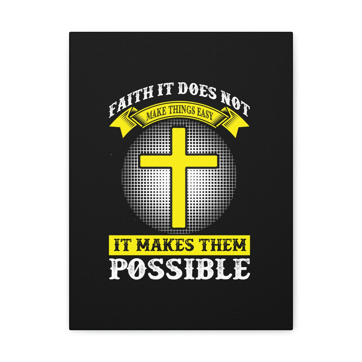 Scripture Walls It Makes Them Possible Jeremiah 32:17 Yellow Christian Wall Art Bible Verse Print Ready to Hang Unframed-Express Your Love Gifts