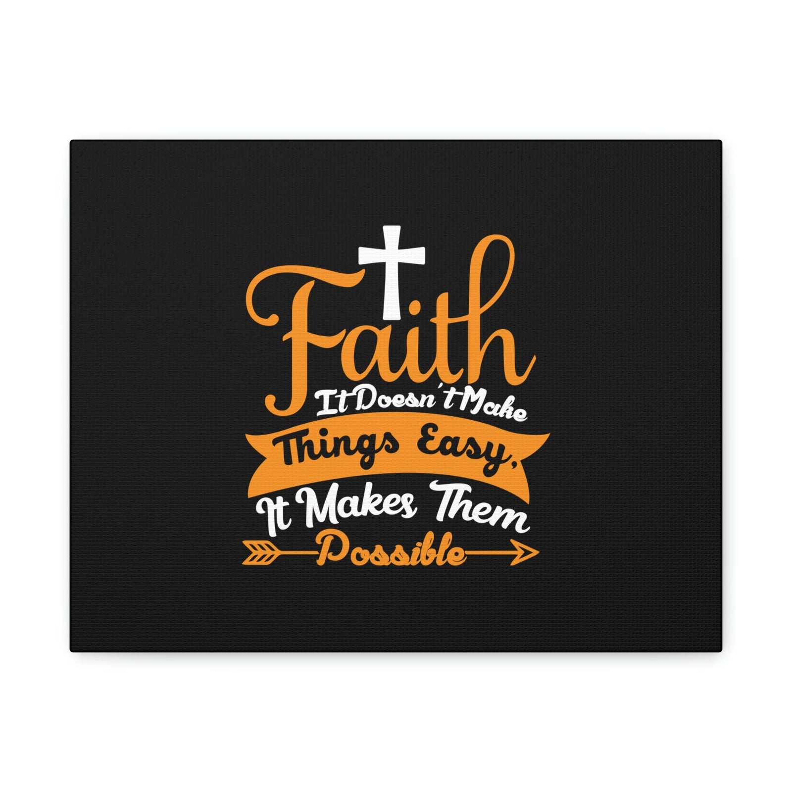 Scripture Walls It Makes Them Possible Philippians 4:13 Arrow Christian Wall Art Bible Verse Print Ready to Hang Unframed-Express Your Love Gifts