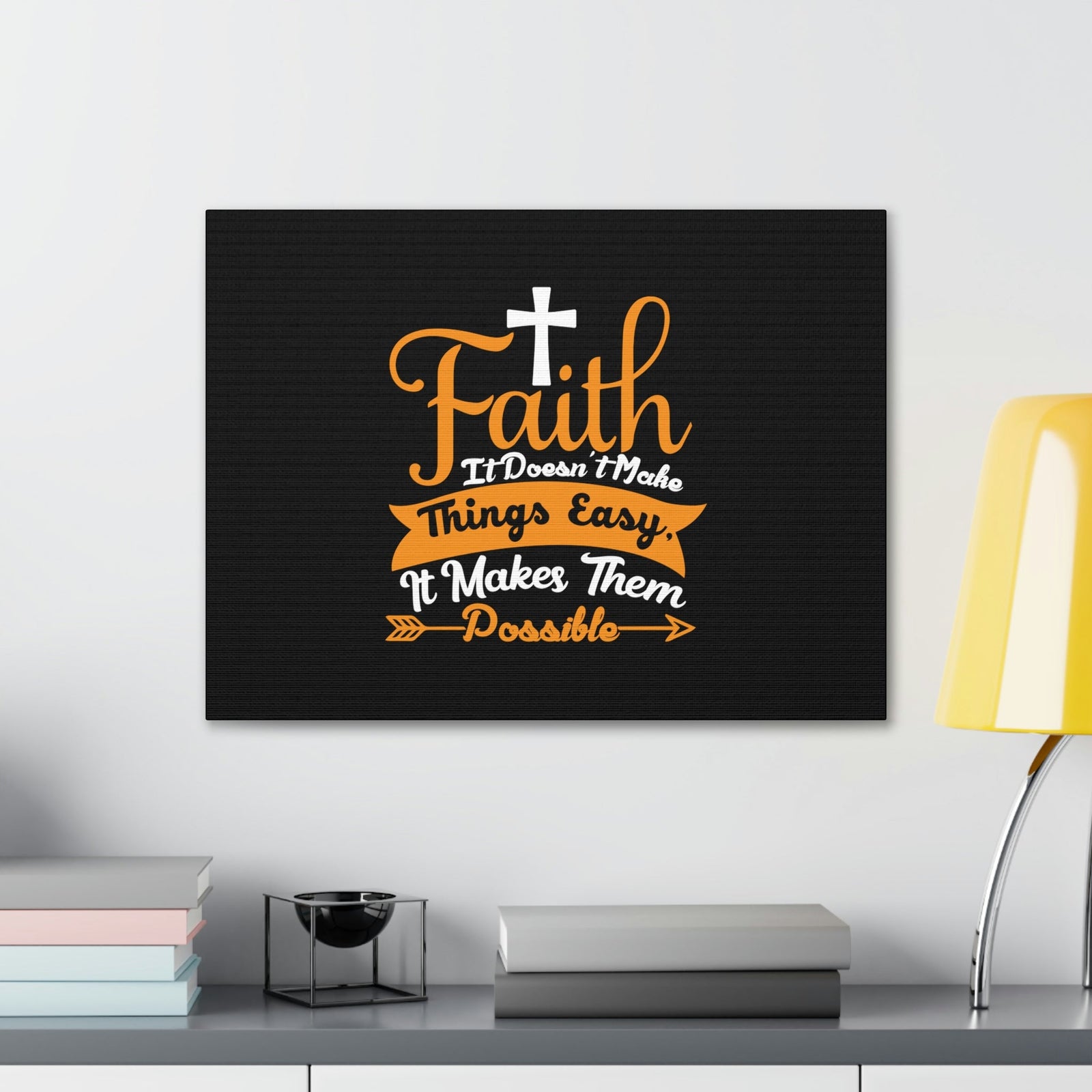 Scripture Walls It Makes Them Possible Philippians 4:13 Arrow Christian Wall Art Bible Verse Print Ready to Hang Unframed-Express Your Love Gifts