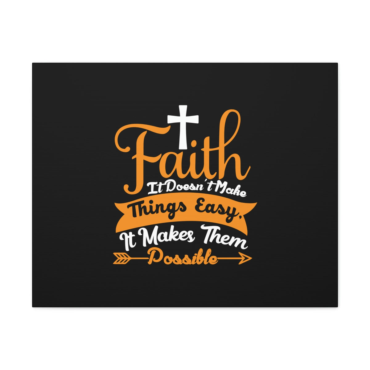 Scripture Walls It Makes Them Possible Philippians 4:13 Arrow Christian Wall Art Bible Verse Print Ready to Hang Unframed-Express Your Love Gifts