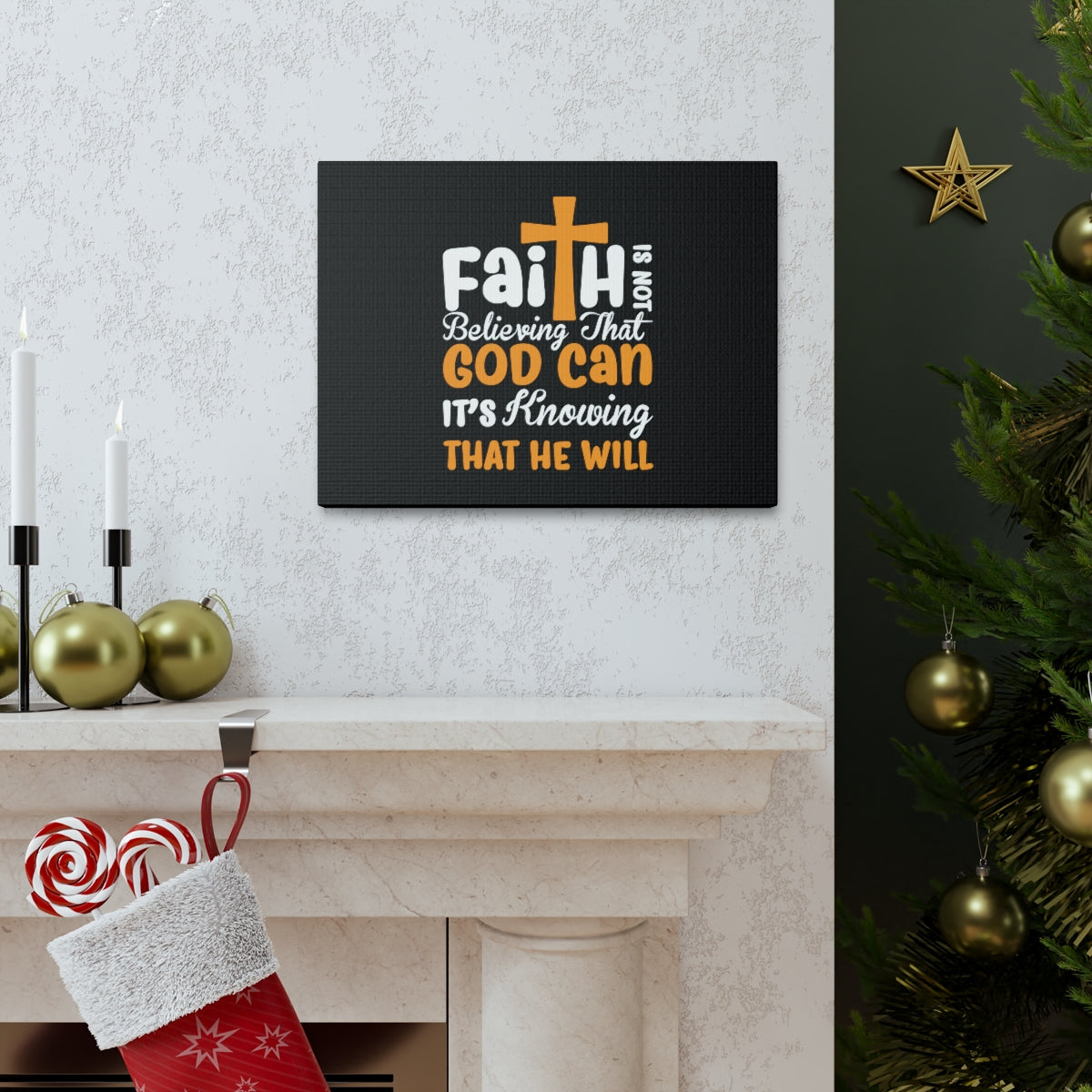 Scripture Walls It's Knowing That He Will Hebrews 11:1 Christian Wall Art Bible Verse Print Ready to Hang Unframed-Express Your Love Gifts