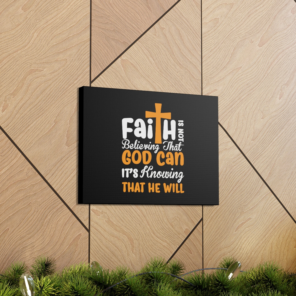 Scripture Walls It's Knowing That He Will Hebrews 11:1 Christian Wall Art Bible Verse Print Ready to Hang Unframed-Express Your Love Gifts