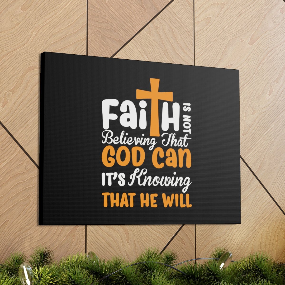 Scripture Walls It's Knowing That He Will Hebrews 11:1 Christian Wall Art Bible Verse Print Ready to Hang Unframed-Express Your Love Gifts