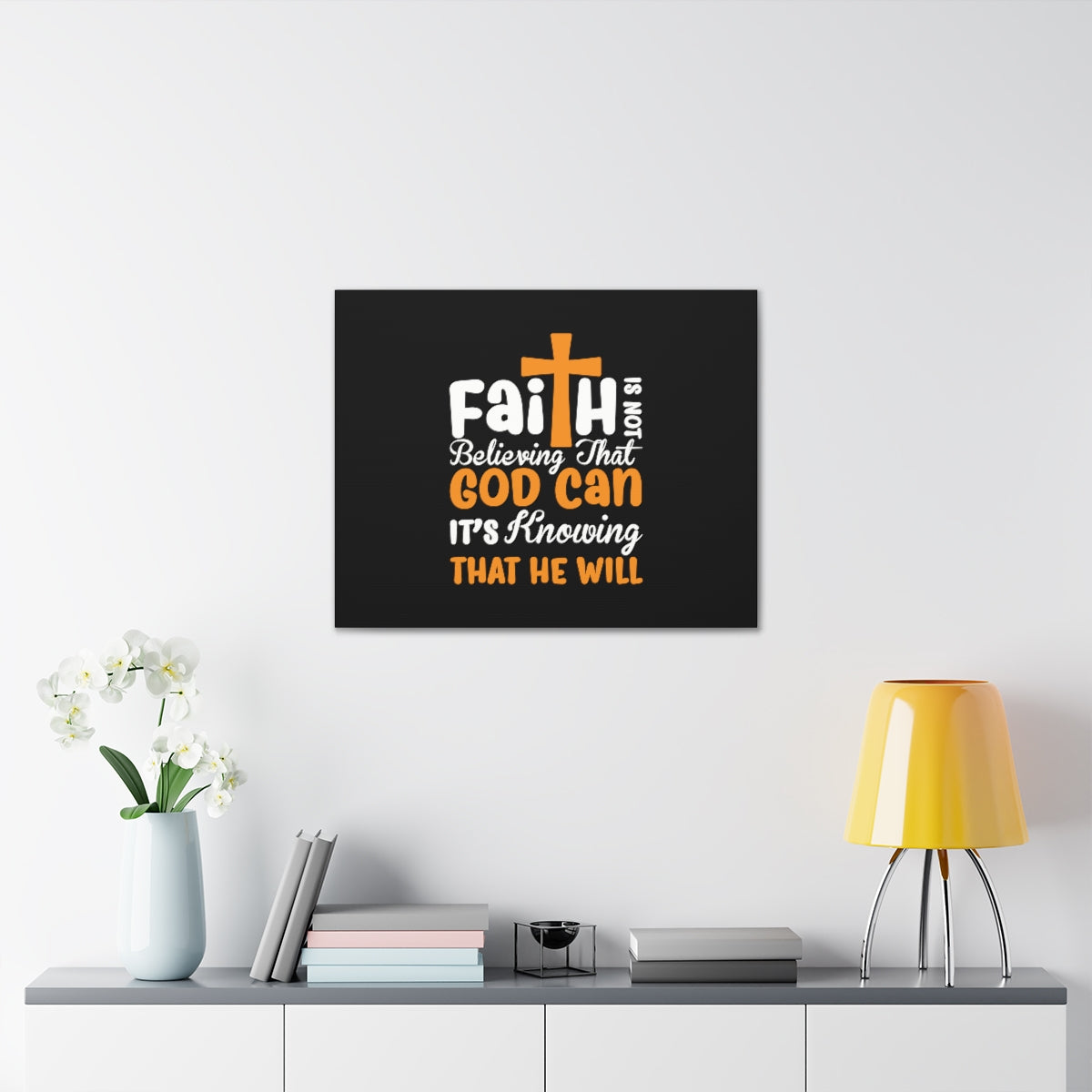Scripture Walls It's Knowing That He Will Hebrews 11:1 Christian Wall Art Bible Verse Print Ready to Hang Unframed-Express Your Love Gifts