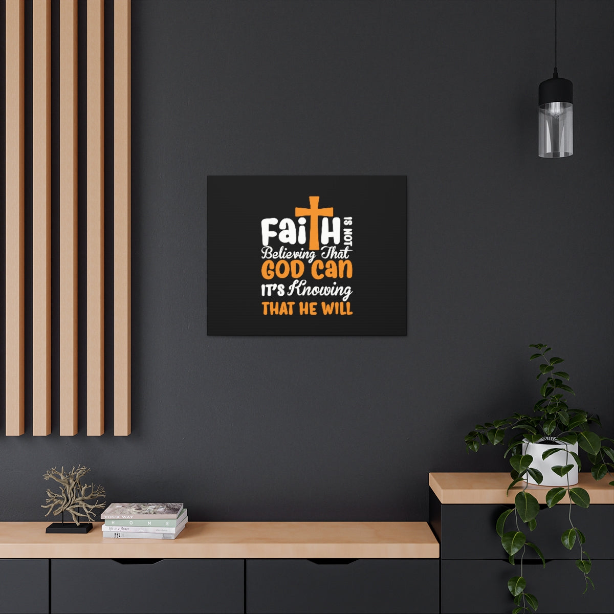 Scripture Walls It's Knowing That He Will Hebrews 11:1 Christian Wall Art Bible Verse Print Ready to Hang Unframed-Express Your Love Gifts