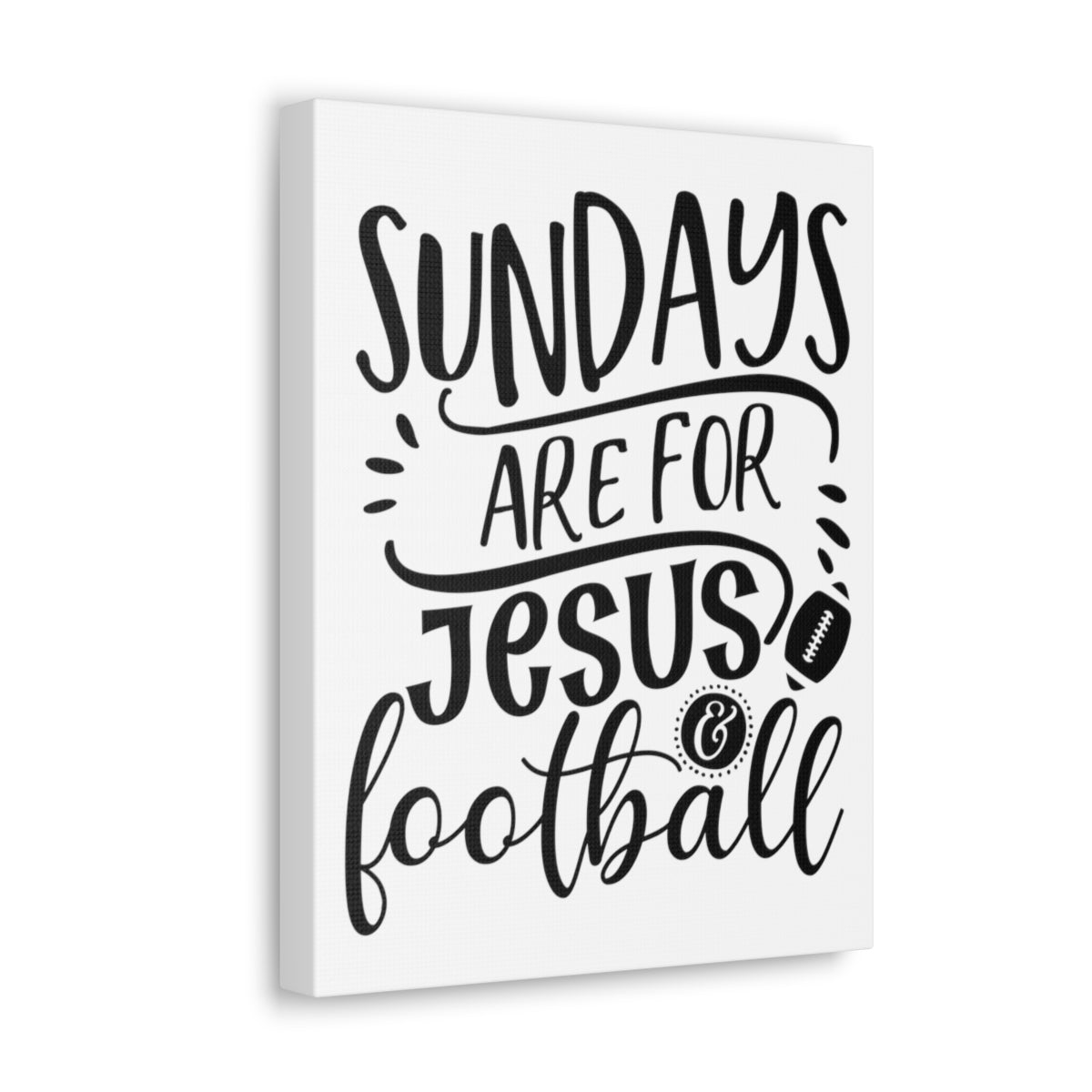 Scripture Walls Jesus And Football 1 Corinthians 16:1-2 Christian Wall Art Print Ready to Hang Unframed-Express Your Love Gifts