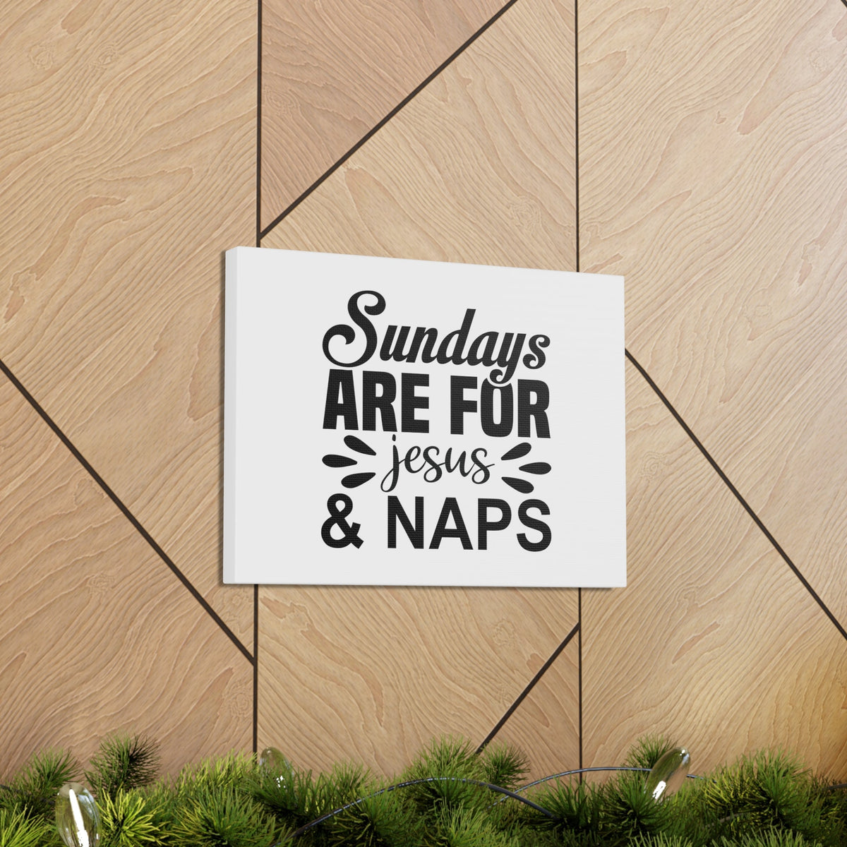 Scripture Walls Jesus & Naps Deuteronomy 5:12 Christian Wall Art Bible Verse Print Ready to Hang Unframed-Express Your Love Gifts