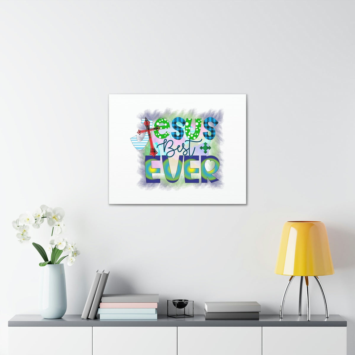 Scripture Walls Jesus Best Ever Hebrews 12:2 Christian Wall Art Bible Verse Print Ready to Hang Unframed-Express Your Love Gifts