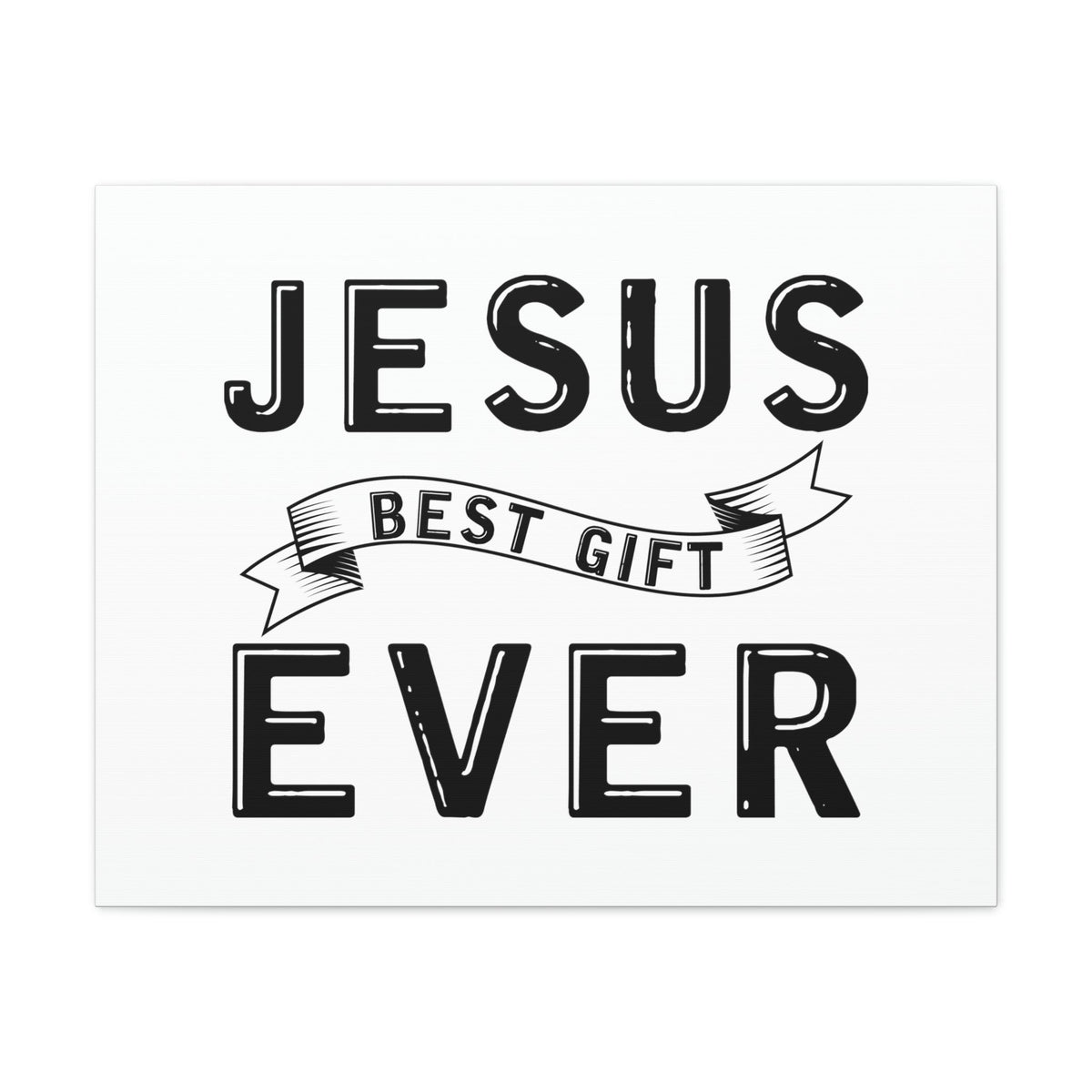 Scripture Walls Jesus Best Gift Ever Ephesians 2:8 Ribbon Banner Christian Wall Art Bible Verse Print Ready to Hang Unframed-Express Your Love Gifts