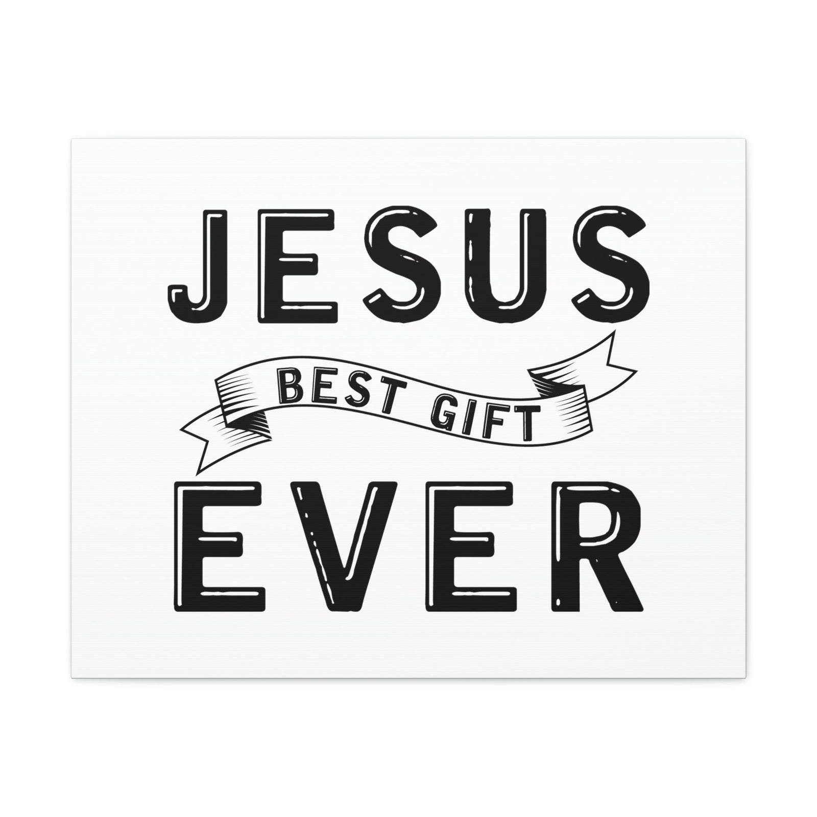 Scripture Walls Jesus Best Gift Ever Ephesians 2:8 Ribbon Banner Christian Wall Art Bible Verse Print Ready to Hang Unframed-Express Your Love Gifts