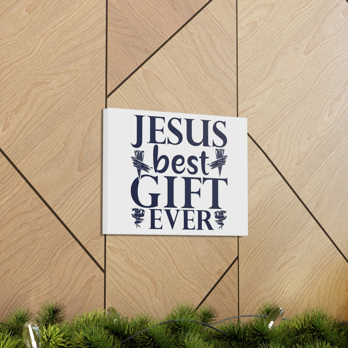 Scripture Walls Jesus Best Gift Ever Romans 6:23 Christian Wall Art Print Ready to Hang Unframed-Express Your Love Gifts
