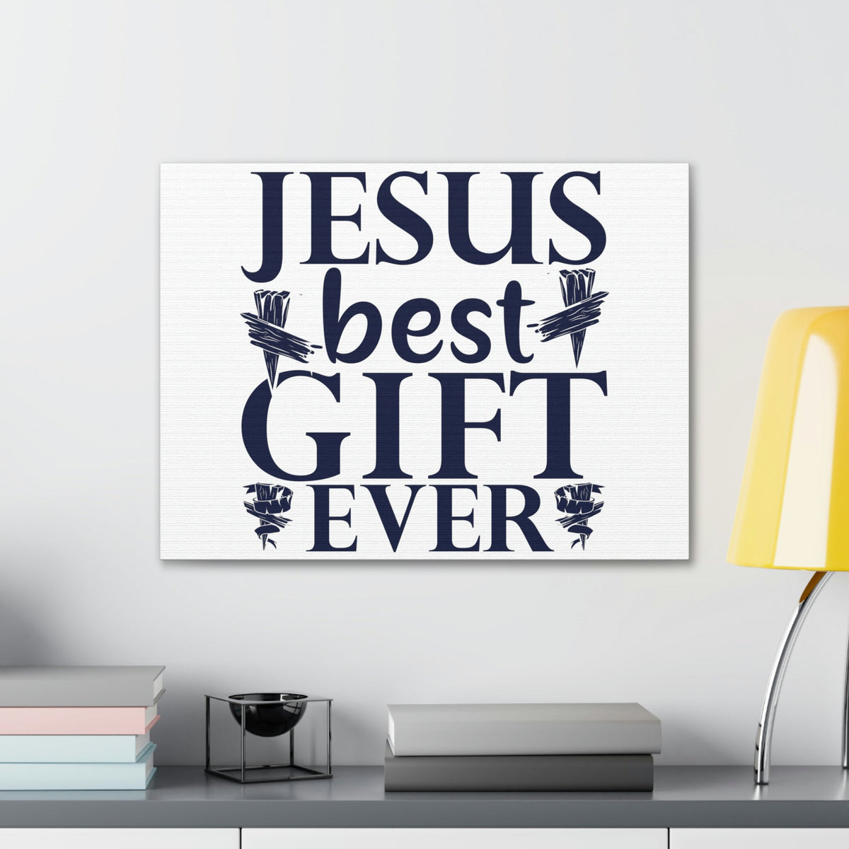 Scripture Walls Jesus Best Gift Ever Romans 6:23 Christian Wall Art Print Ready to Hang Unframed-Express Your Love Gifts