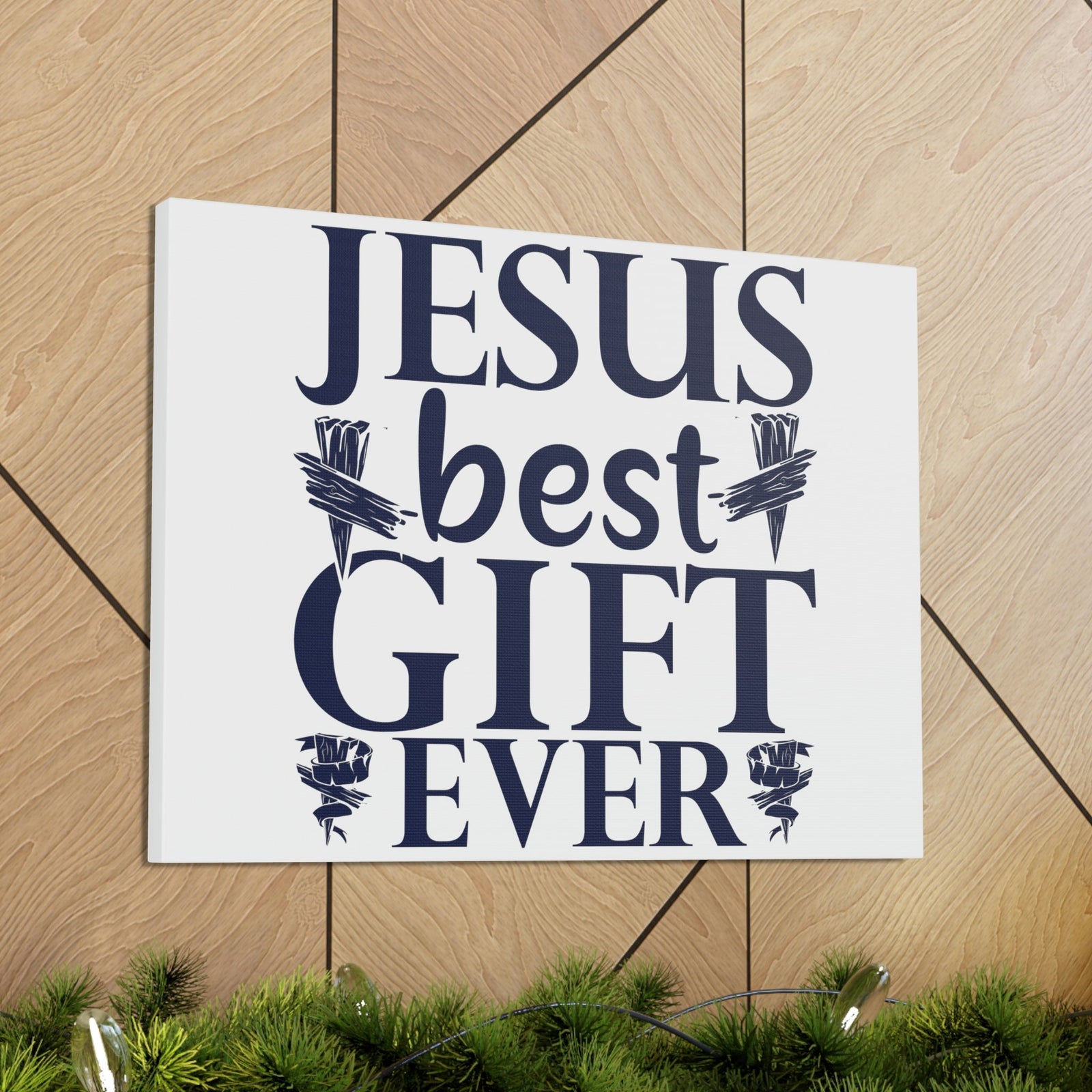 Scripture Walls Jesus Best Gift Ever Romans 6:23 Christian Wall Art Print Ready to Hang Unframed-Express Your Love Gifts
