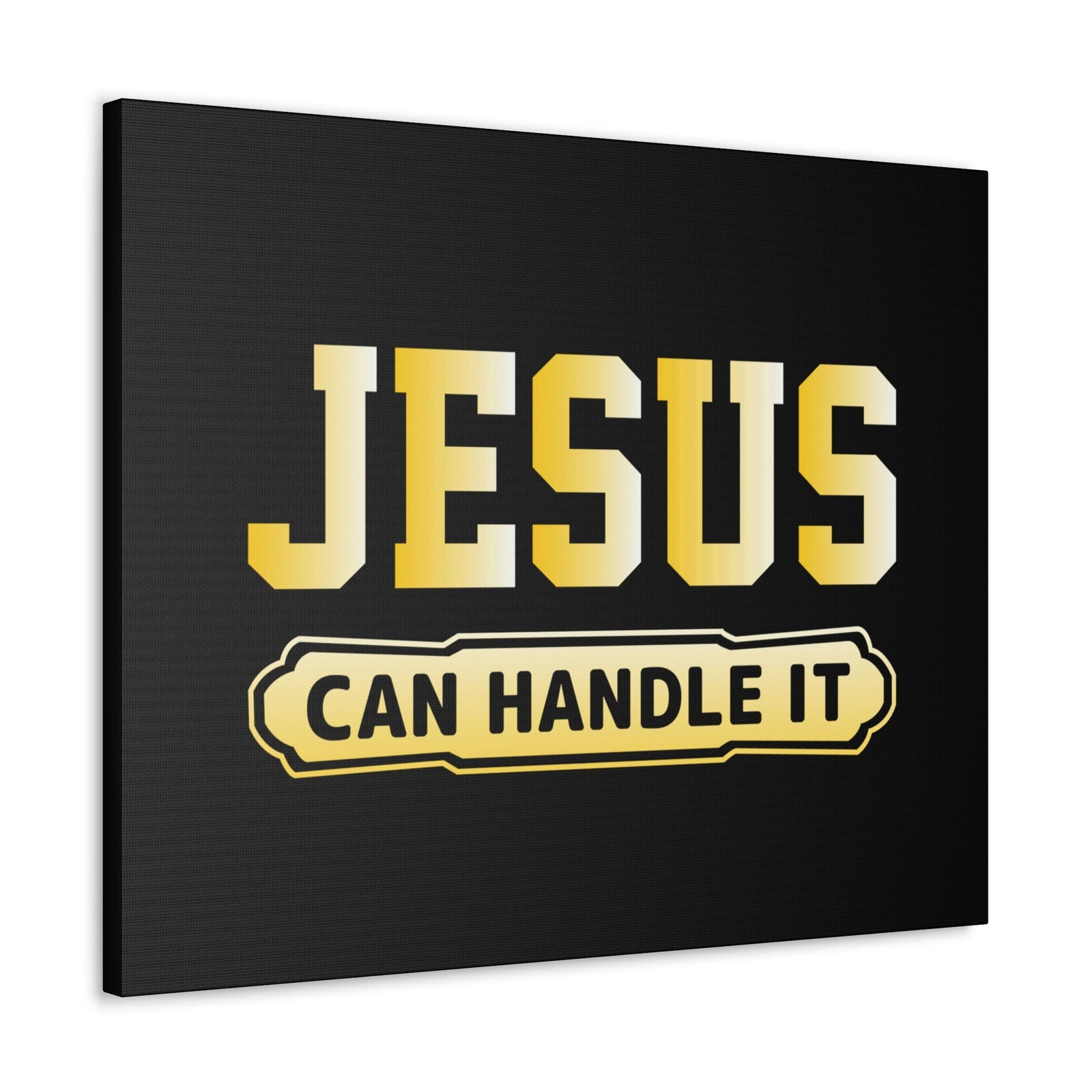 Scripture Walls Jesus Can Handle It John 16:33 Christian Wall Art Bible Verse Print Ready to Hanga Unframed-Express Your Love Gifts