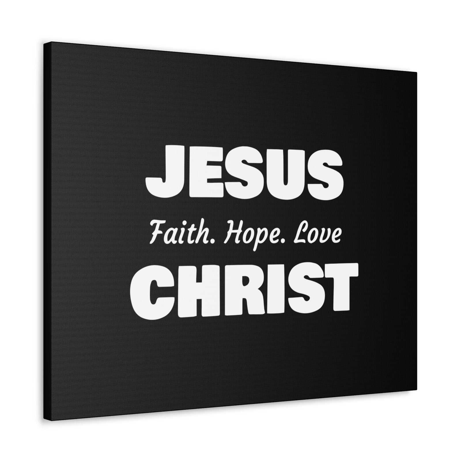 Scripture Walls Jesus Christ, Faith, Hope, Love 1 Corinthians 13:13 Christian Wall Art Bible Verse Print Ready to Hang Unframed-Express Your Love Gifts