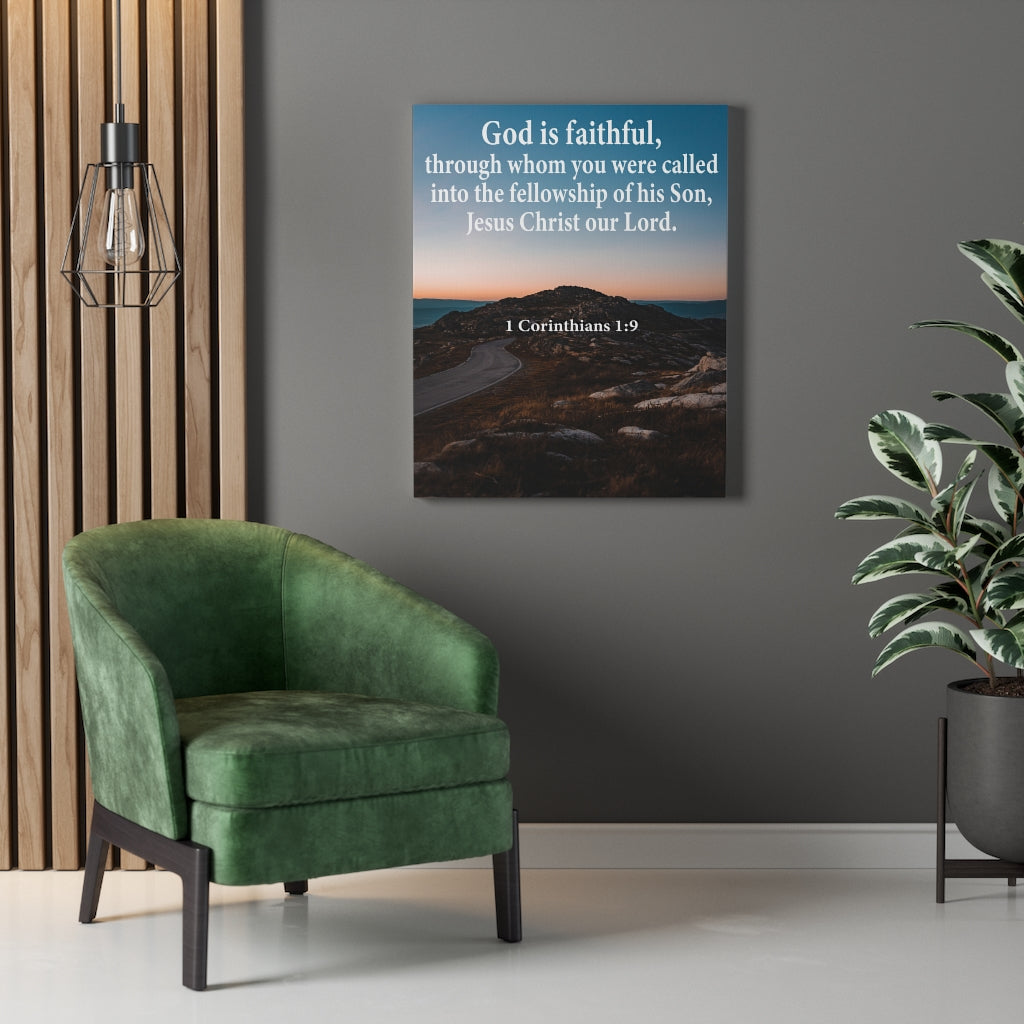 Scripture Walls Jesus Christ Our Lord 1 Corinthians 1:9 Wall Art Christian Home Decor Unframed-Express Your Love Gifts