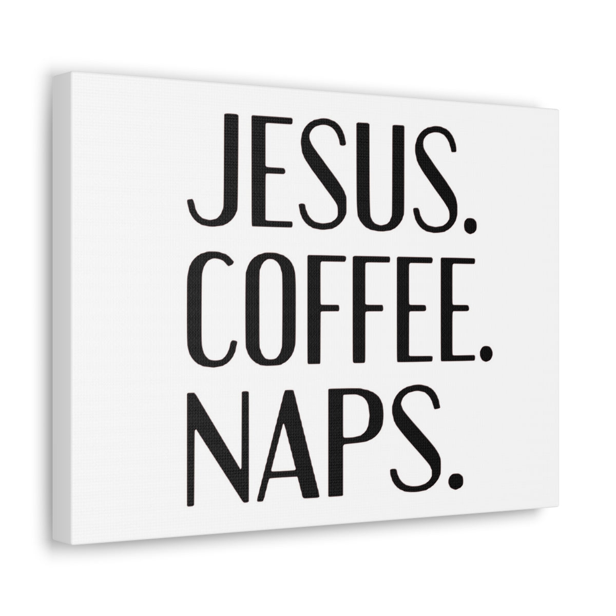Scripture Walls Jesus Coffee Naps Romans 10:9 Christian Wall Art Print Ready to Hang Unframed-Express Your Love Gifts