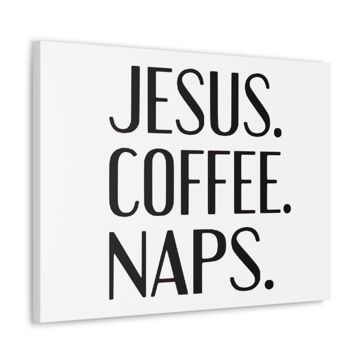 Scripture Walls Jesus Coffee Naps Romans 10:9 Christian Wall Art Print Ready to Hang Unframed-Express Your Love Gifts