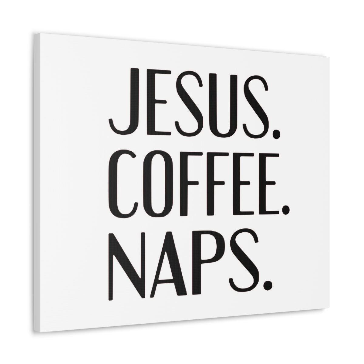 Scripture Walls Jesus Coffee Naps Romans 10:9 Christian Wall Art Print Ready to Hang Unframed-Express Your Love Gifts