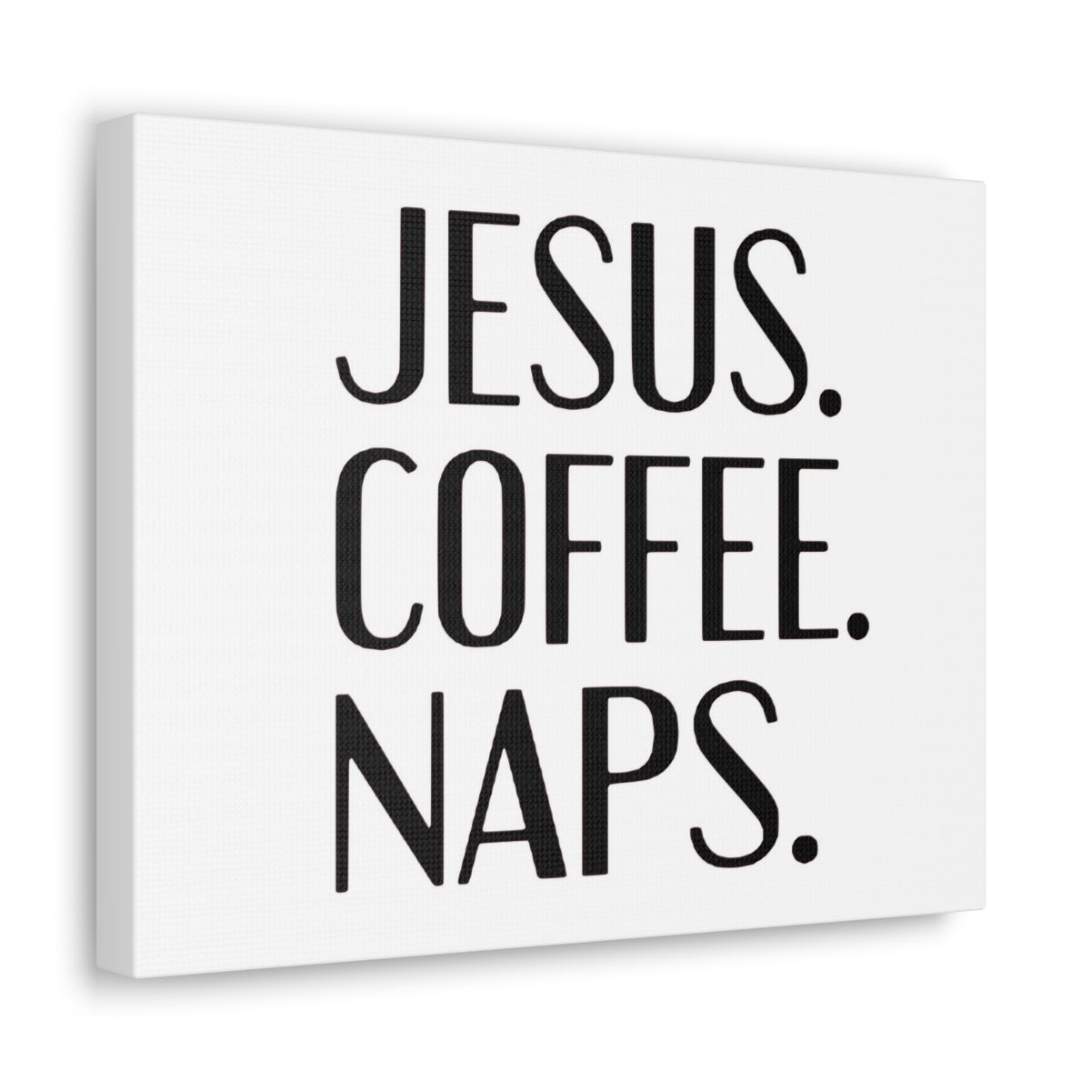 Scripture Walls Jesus Coffee Naps Romans 10:9 Christian Wall Art Print Ready to Hang Unframed-Express Your Love Gifts